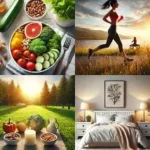 Gezonde leefstijl collage