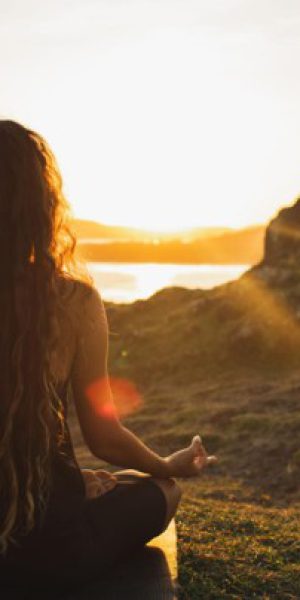 Zen yoga houding